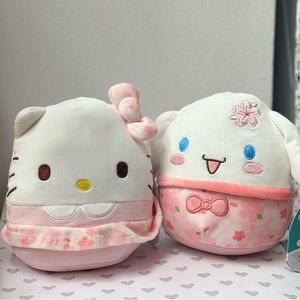 Hello Kitty and Friends Sanrio Sakura Squishmallows Set of 2